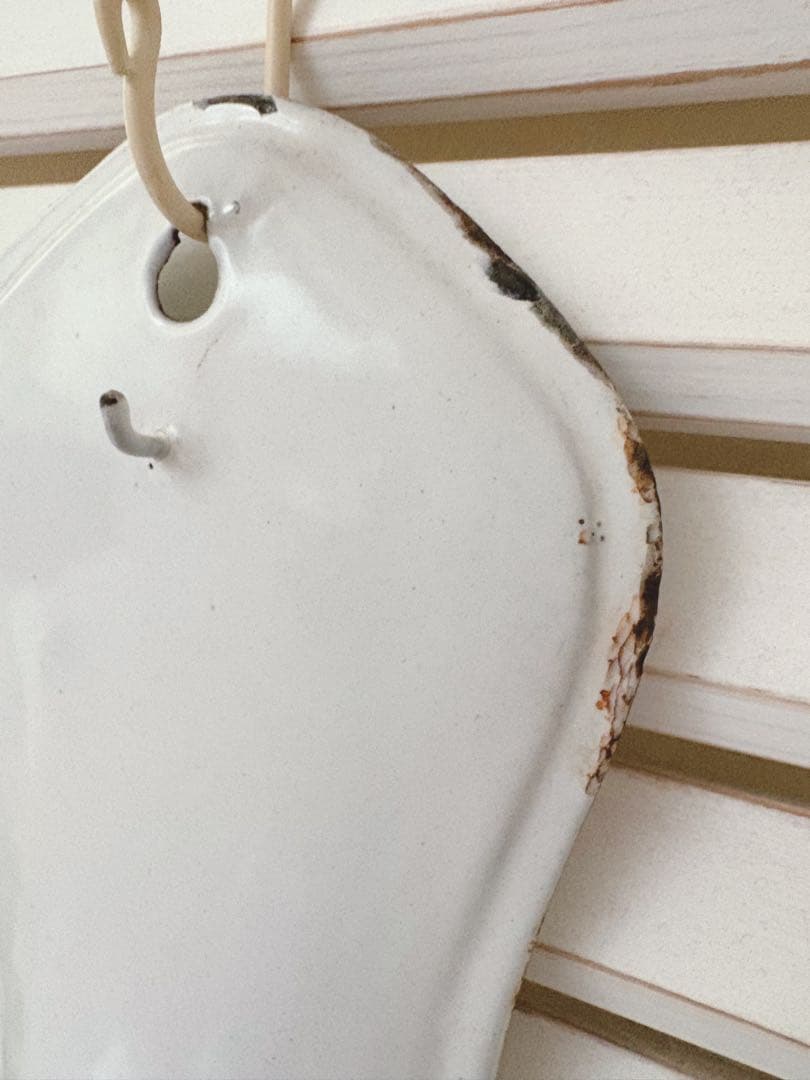 アンティーク☆ホーローブラシホルダー　イギリス