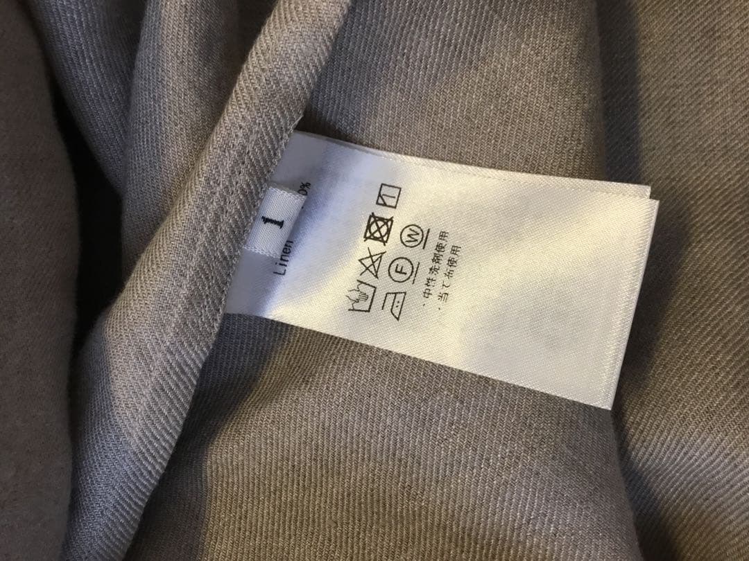 [専用]wafu◆プレミアム シャーリング リネントップス◆フラックス◆サイズ１