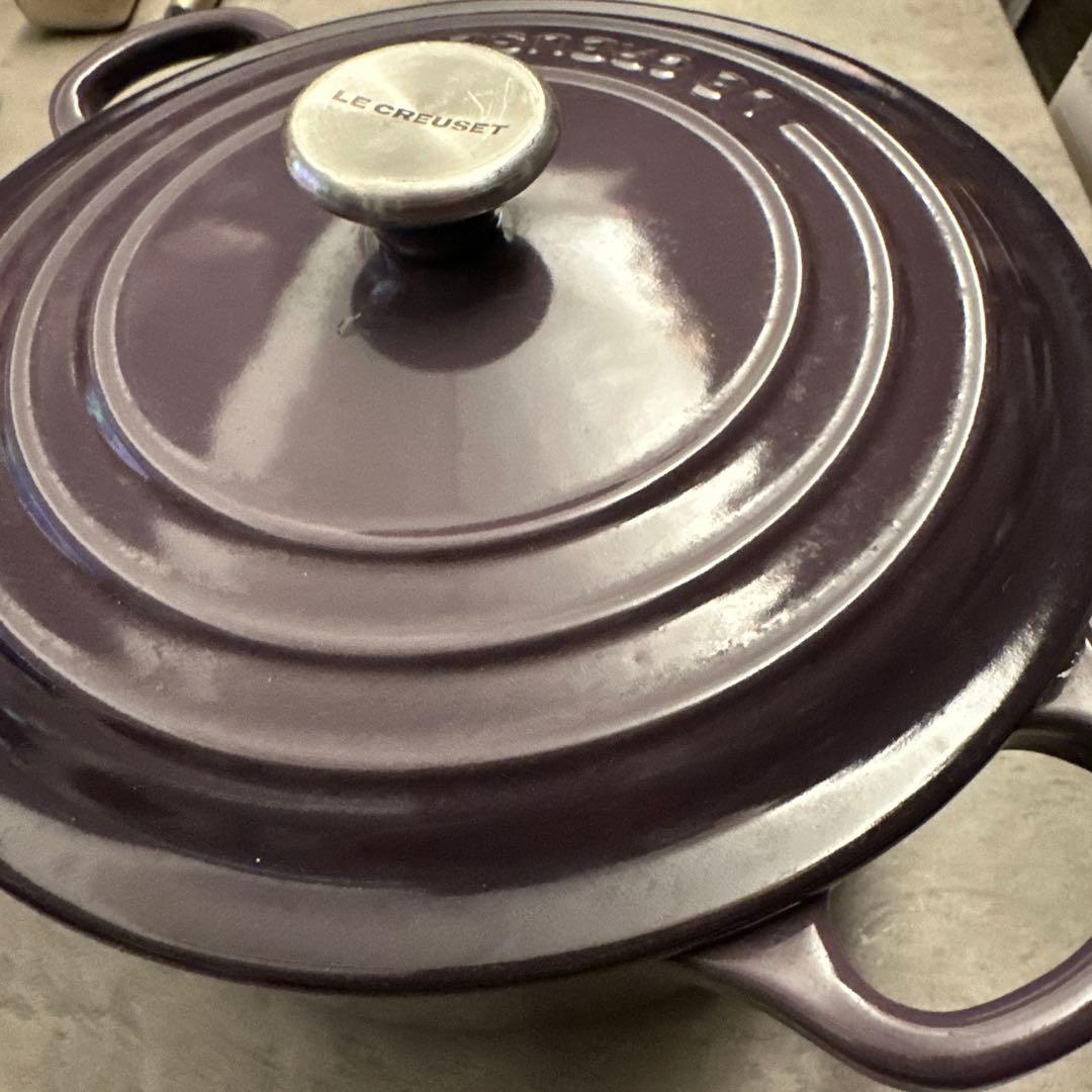 Le Creuset パープル 両手鍋 20cm