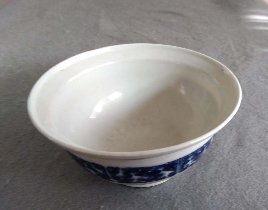 中國古陶磁器　清朝 青花椀