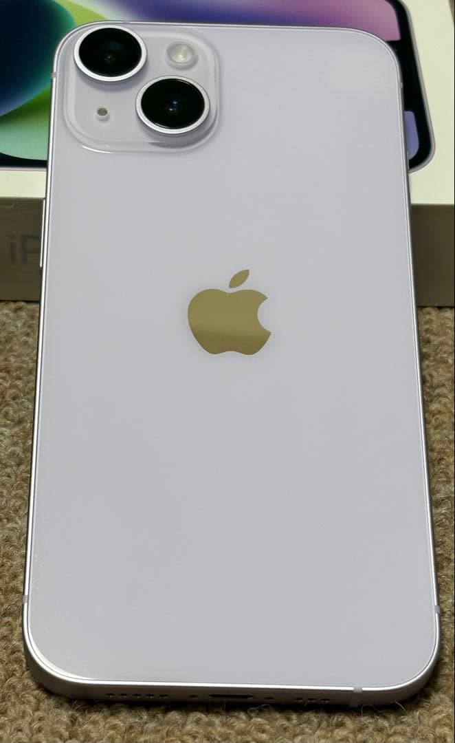 Apple iPhone 14 パープル 本体 充電ケーブル付き