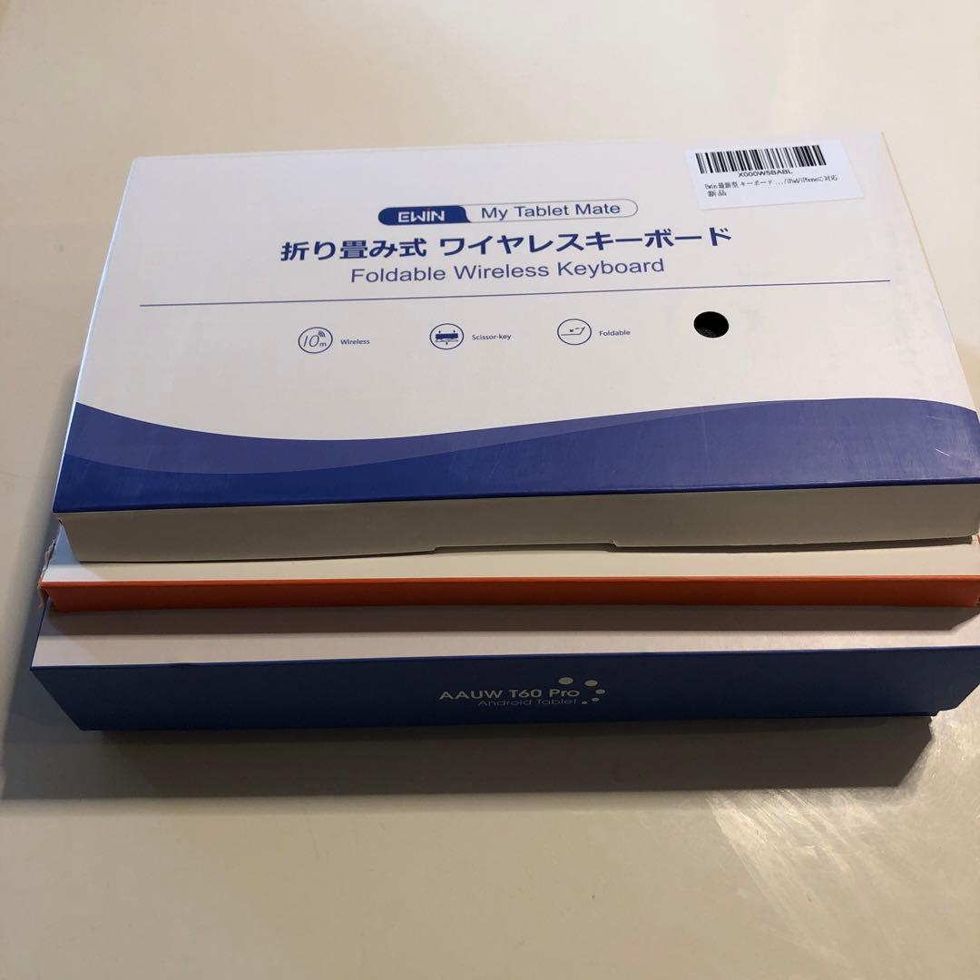 AAUWT60Pro10インチタブレット本体、保護ケース、折り畳み式キーボード付