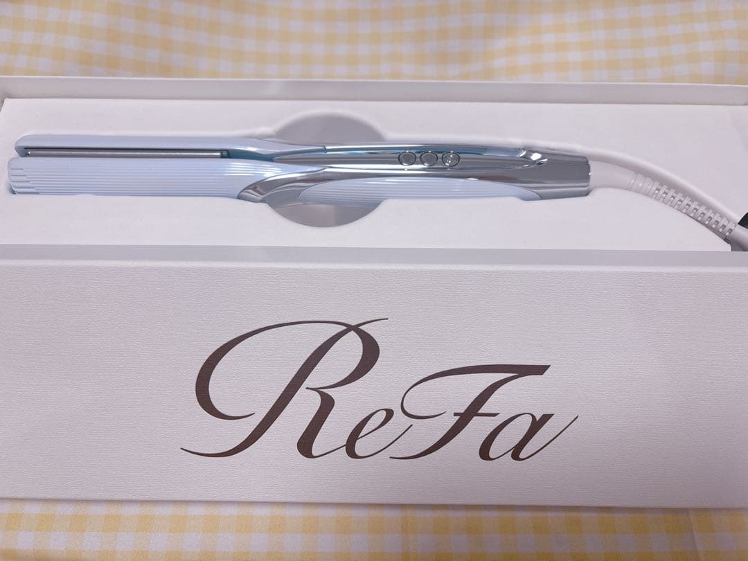 保証書付き　Refa リファ ストレートアイロン プロ　ホワイト　正規品