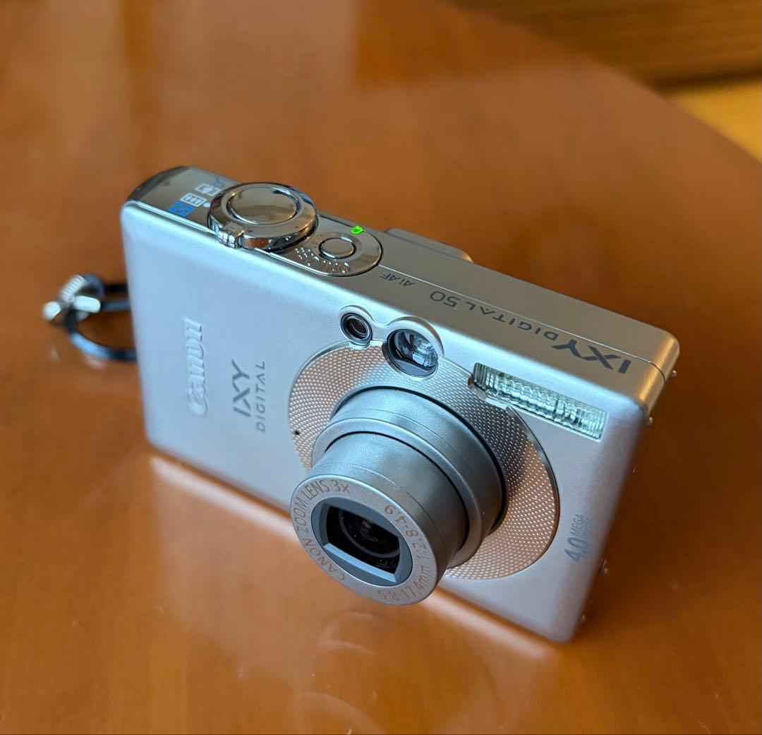 Canon キャノン デジタルカメラ IXY DIGITAL 50 シルバー