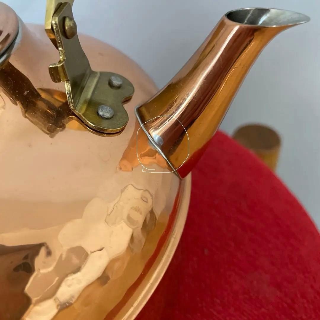 COPPER100WARE 昭和レトロ　銅製ケトル　２Ｌ