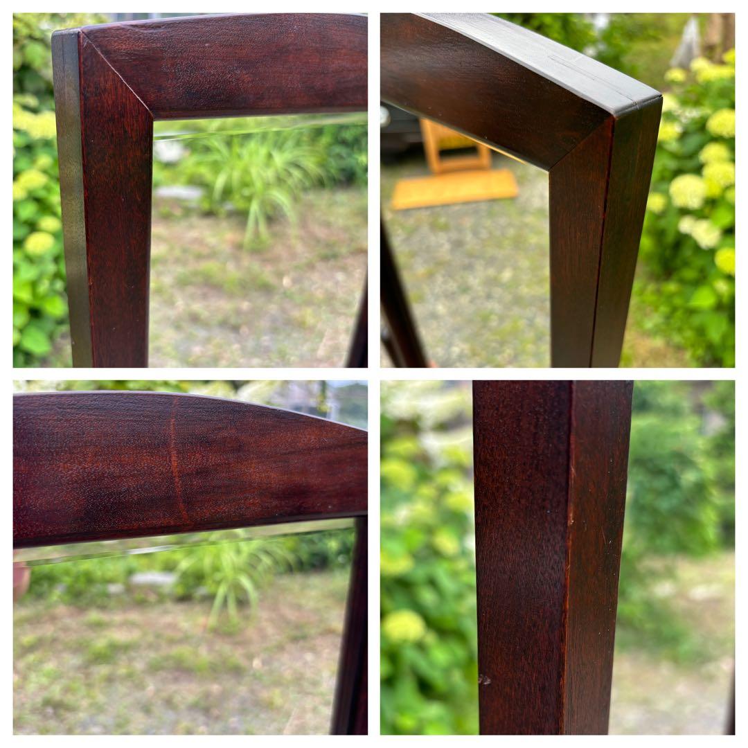 松本民芸家具 スタンドミラー 姿見 全身鏡　ミズメザクラ