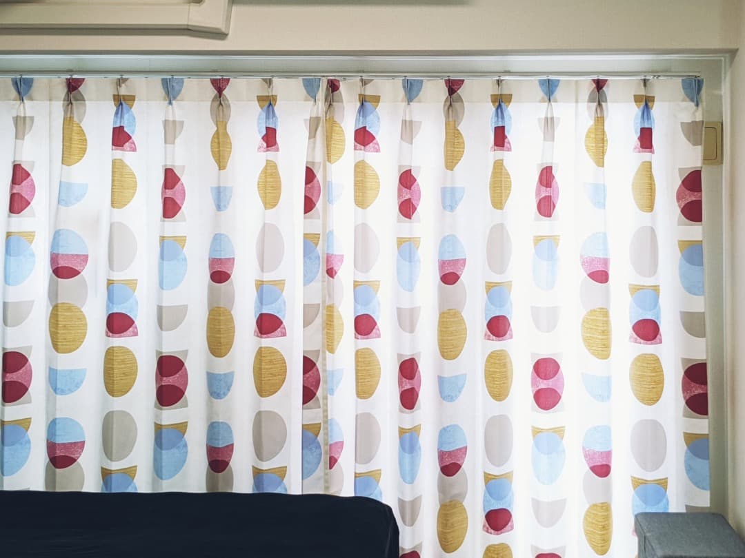 【びっくりカーテン】掃き出し窓用 両開きカーテン 262cm×181cm