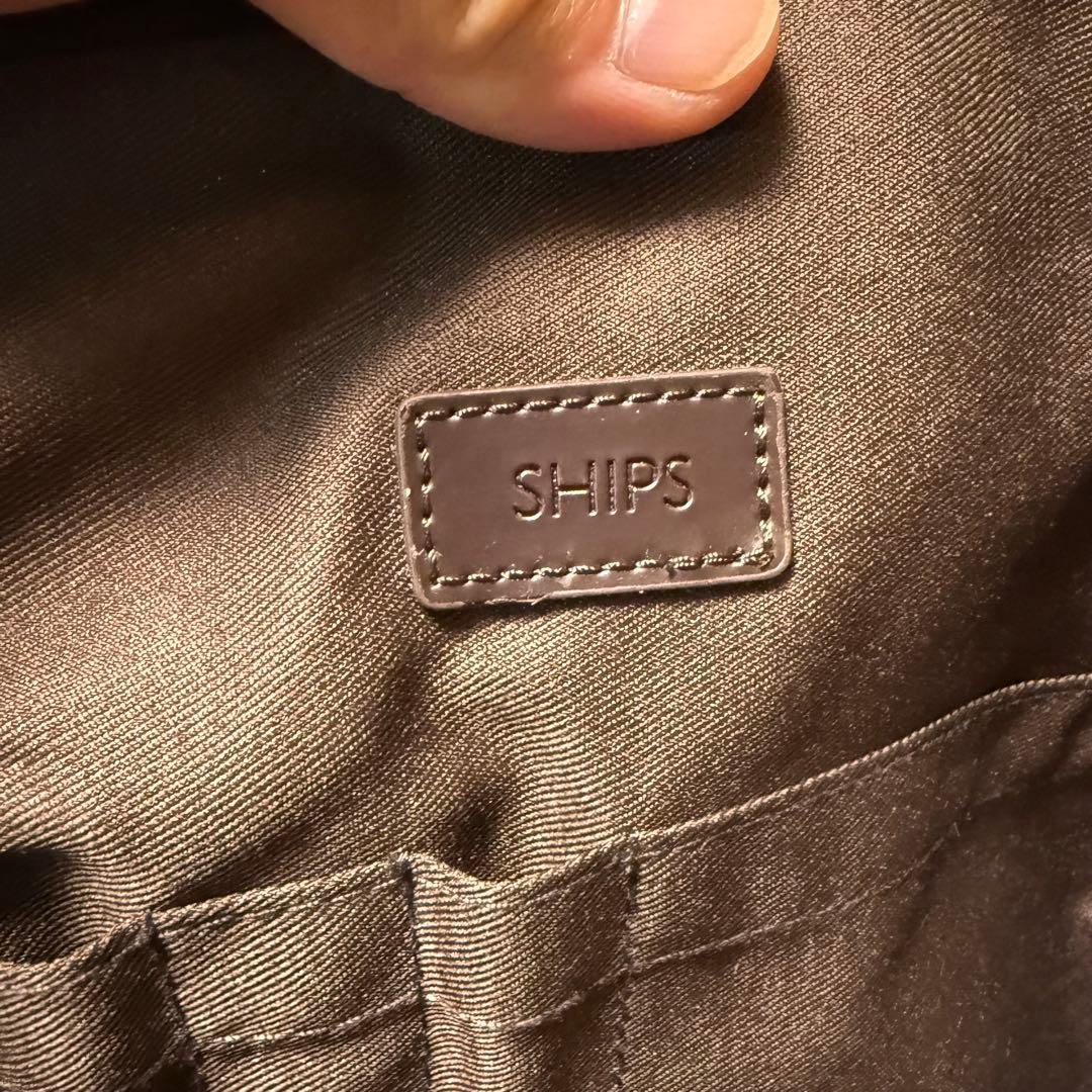 ネイビー ビジネスバッグ ナイロン レザー