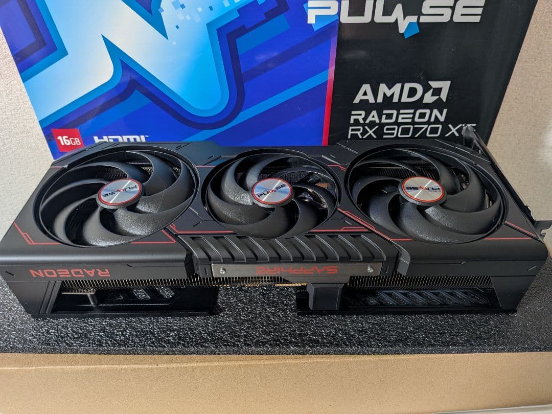 グラフィックボード・グラボ・ビデオカード SAPPHIRE PULSE Radeon RX 9070 XT GAMING