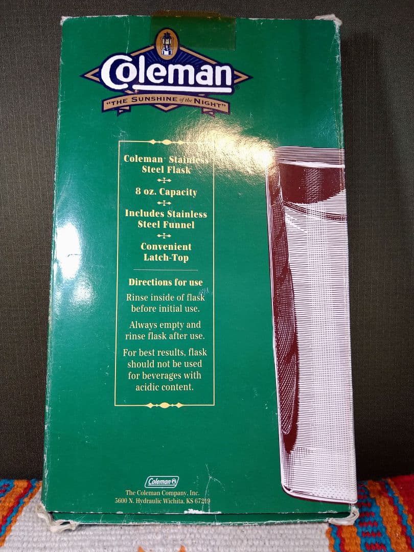 激レア未使用！コールマン　US限定販売　ステンレス製フラスコ！