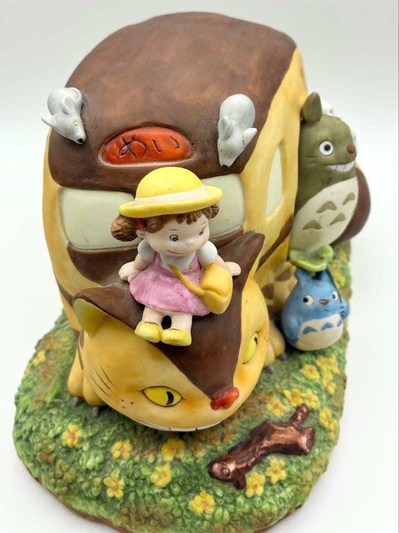 【希少】セキグチ 二馬力 となりのトトロ ネコバス（全員集合）オルゴール