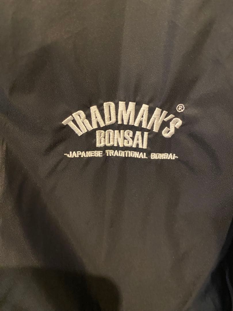 tradman's bonsai 刺繍コーチジャケット　XL ブラック