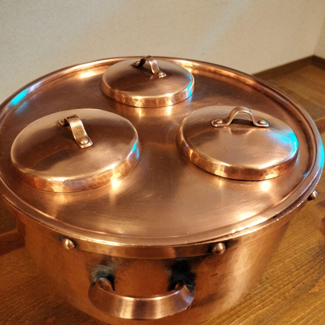 有次 　銅製鍋　酒燗器　アンテーク　ちろり