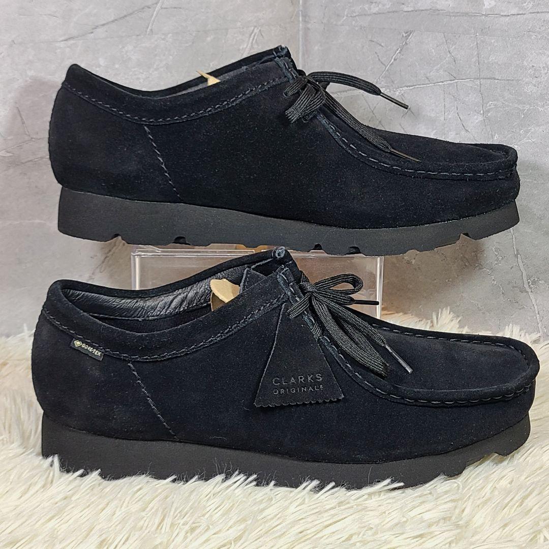 【クラークス オリジナルズ】ワラビー GTX　GORE-TEX　ブラック