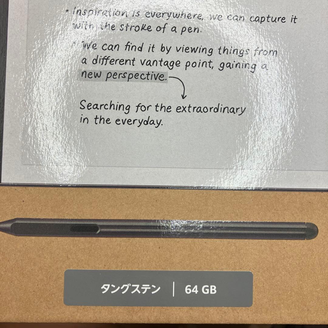 【新品未開封】Kindle Scribe 64GB タングステン