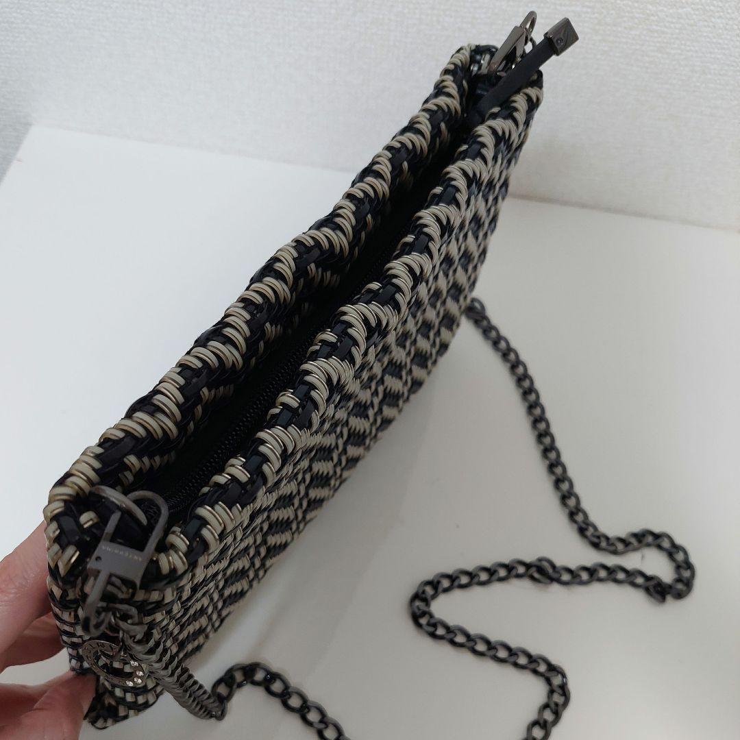 アンテプリマ レテコンワイヤー スモール ヘリンボーン バッグ