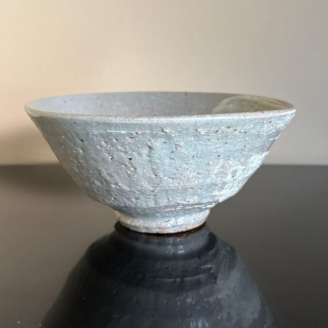 池順鐸作 韓国人間文化財 高麗陶窯 共箱・共布・栞付き 1客