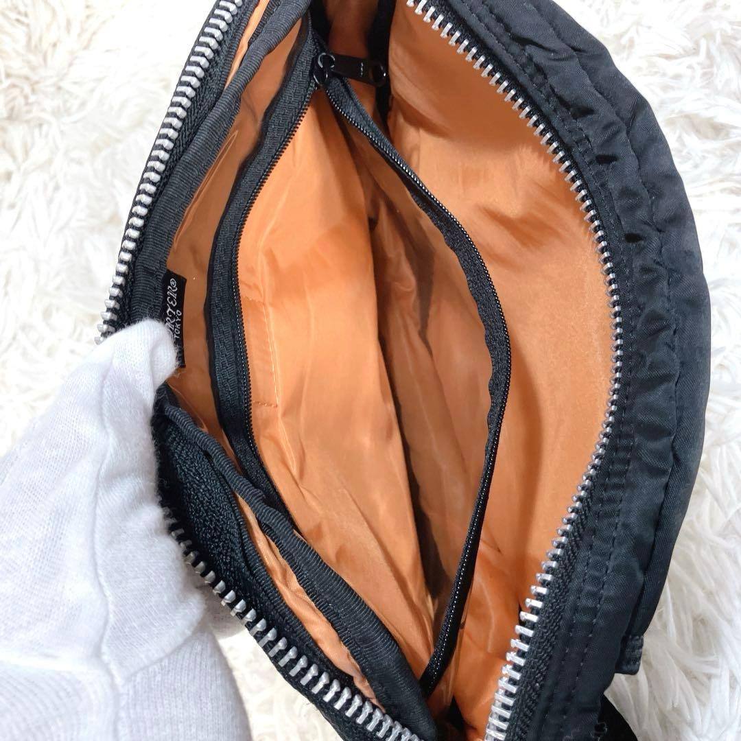 ✨美品 ポーター タンカー ショルダーバッグ ハーフムーン 舟形 オーバル