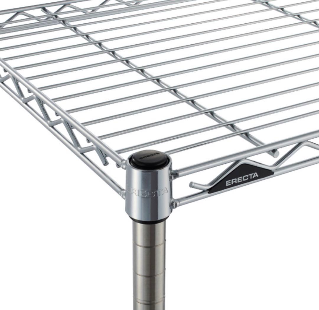 新品未開封 エレクター ワイヤー棚 クローム 1200×600 H2448C1