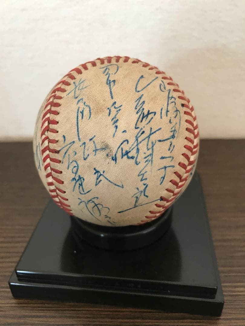 希少！★昭和25年 大洋ホエールズ創設年の選手サインボール◆ 横浜DNA