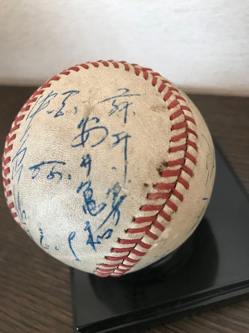 希少！★昭和25年 大洋ホエールズ創設年の選手サインボール◆ 横浜DNA