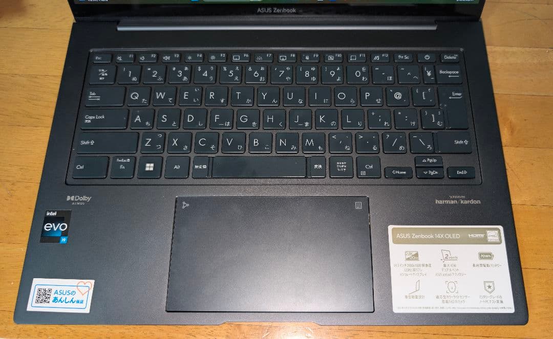 Windowsノート本体 ASUS Zenbook 14X OLED (UX3404)