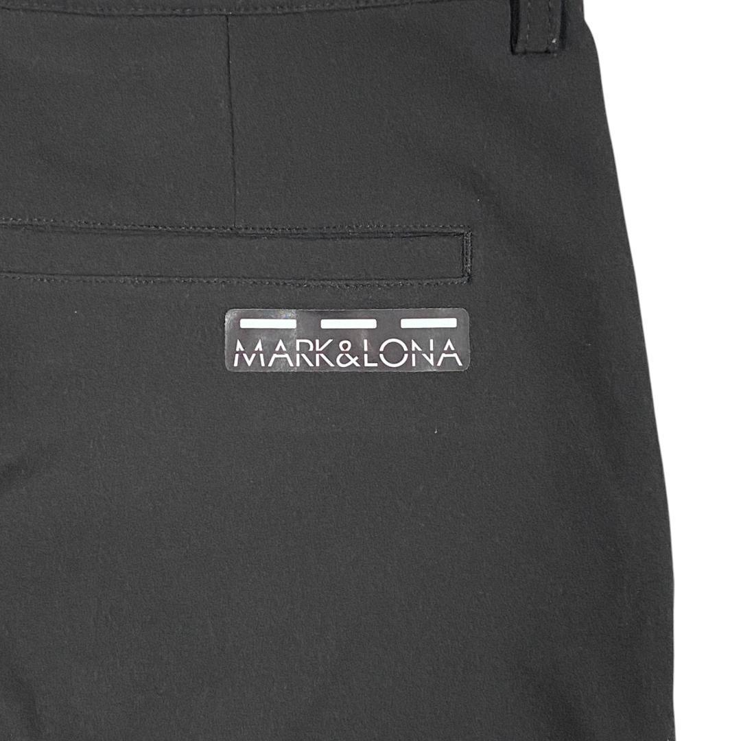 【韓国モデル】MARK＆LONA 裏起毛 パンツ ブラック 34 ゴルフ