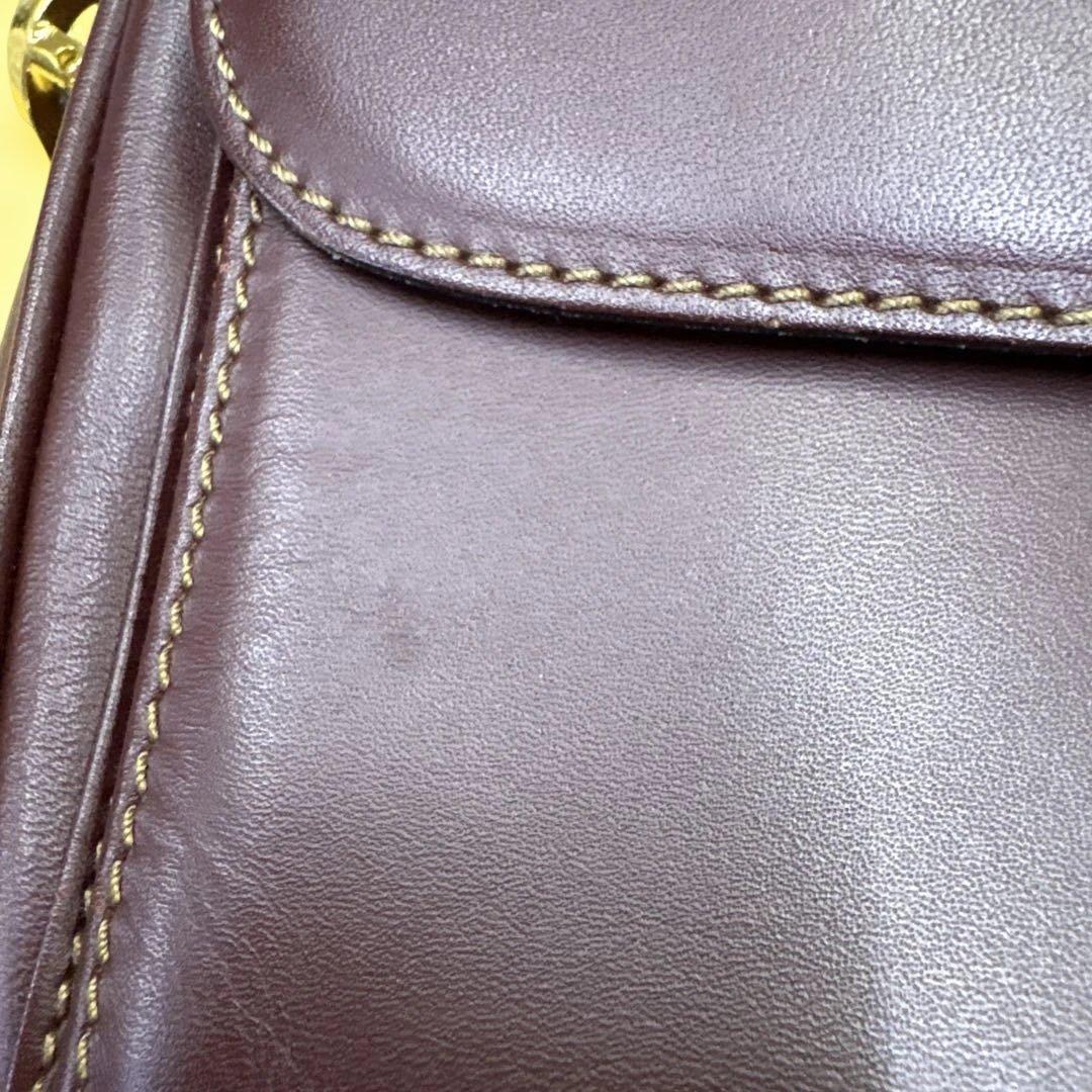 オールド Cartier ワンショルダーバッグ マストライン