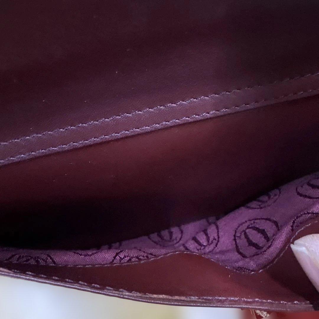 オールド Cartier ワンショルダーバッグ マストライン