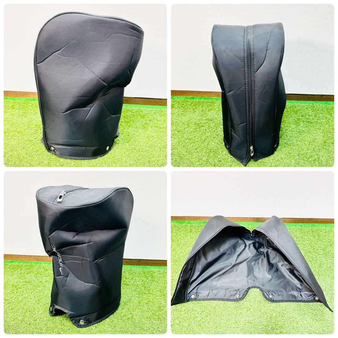 NIKE ナイキ キャディバック 9型 6分割 カート式 でかロゴ ブラック