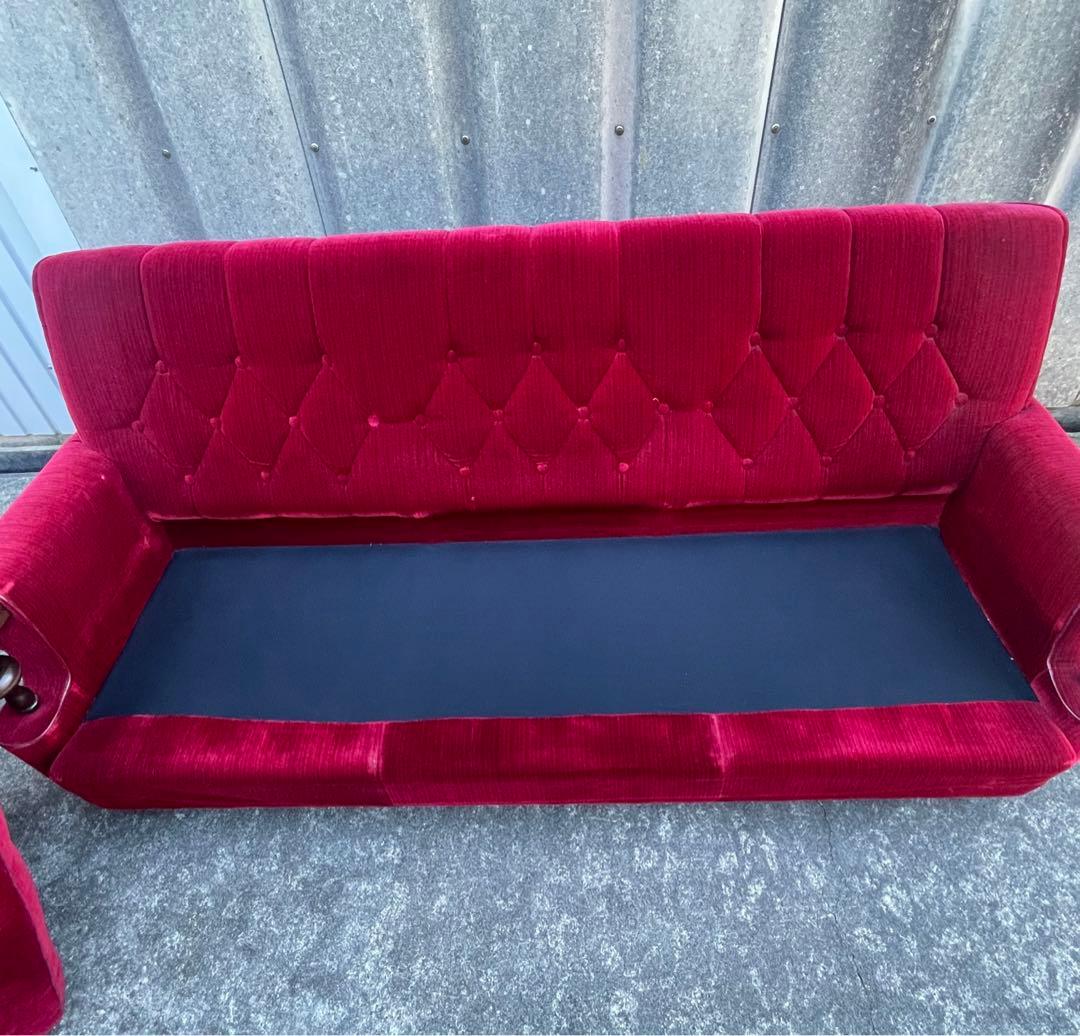 モリシゲ家具/MORISHIGE/オリーブ印/高級家具/3Pソファ/アームソファ