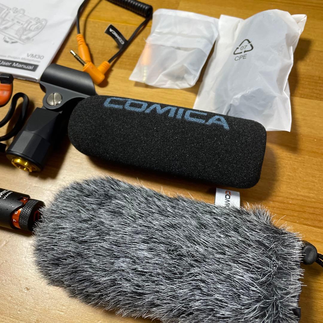 comica vm30 ワイヤレス　ショットガンマイク