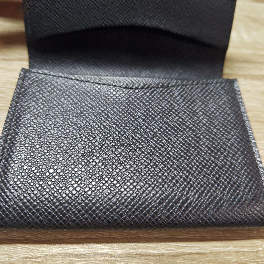 Louis Vuitton 黒 レザー 名刺入れ