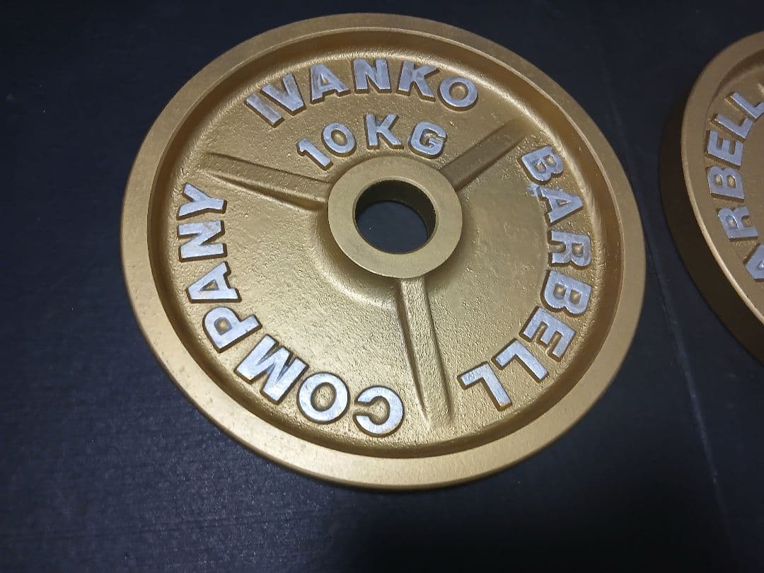 IVANKO(イヴァンコ) オリンピックプレート 10kg×2枚
