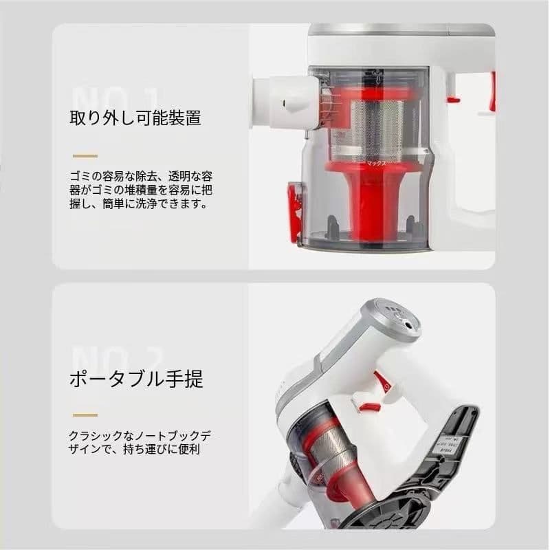 ハンディクリーナー ホワイト 取り外し可能