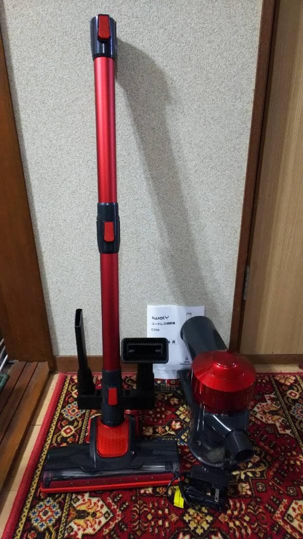コードレスのサイクロン掃除機兼スティック型掃除機