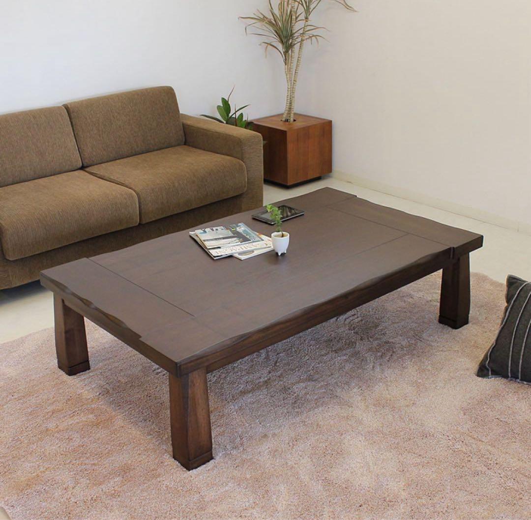 アウトレット☆家具調こたつ 和風モダン 暖卓 炬燵 継脚 長方形 120cm