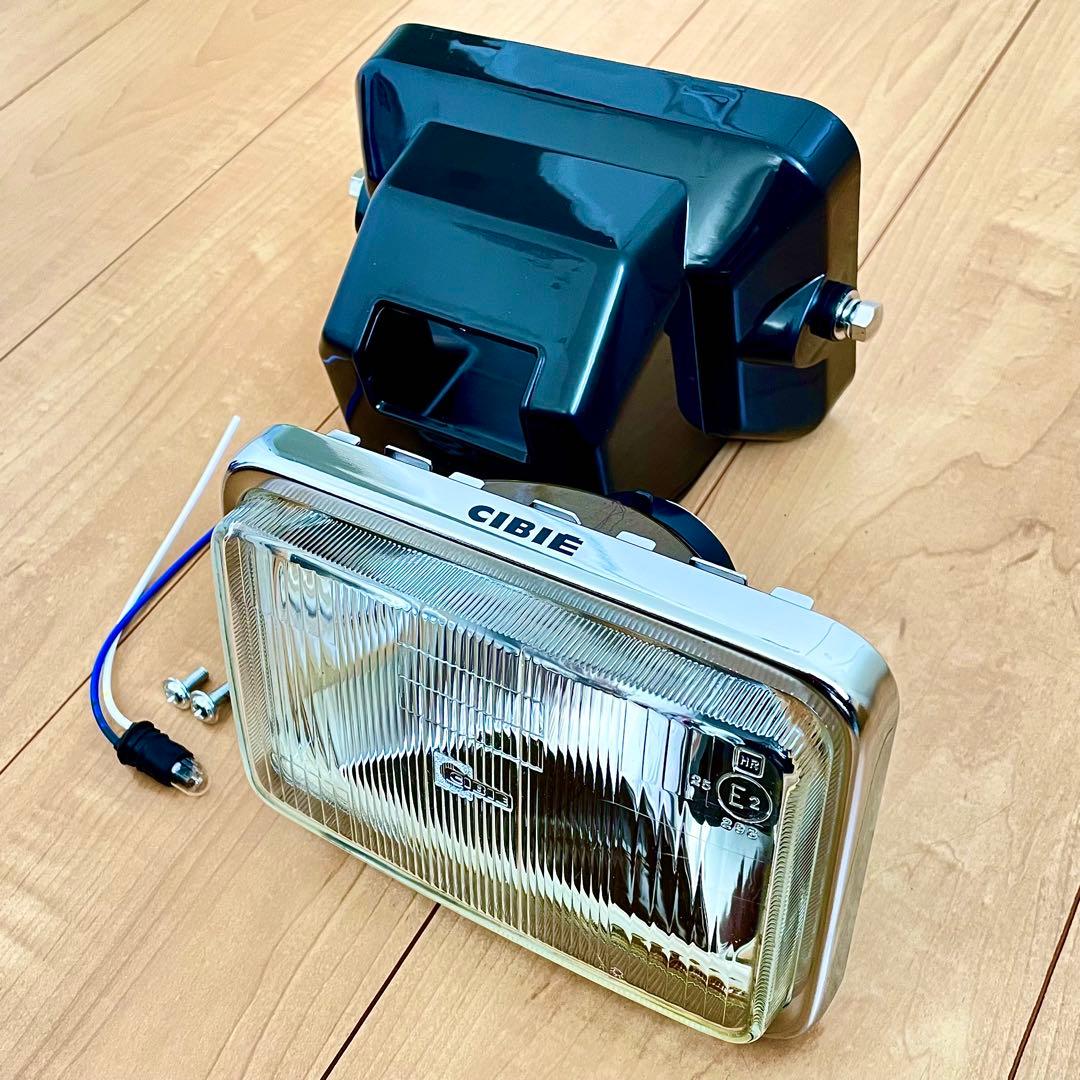 シビエ CIBIE 角型 ヘッドライト CBR400F 当時物 角目
