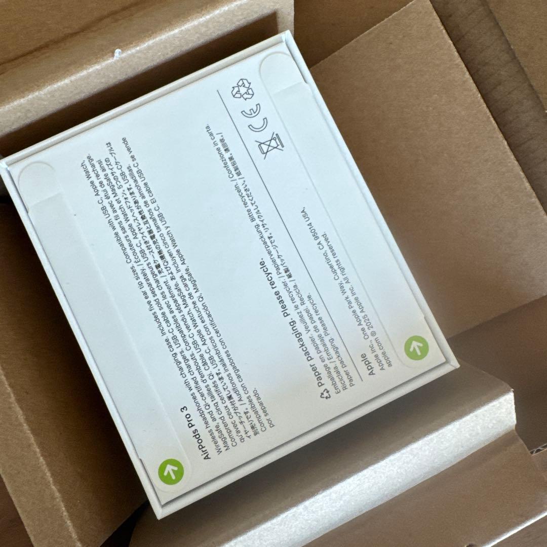 新品未開封AirPods Pro 3 本体　Apple ストア購入