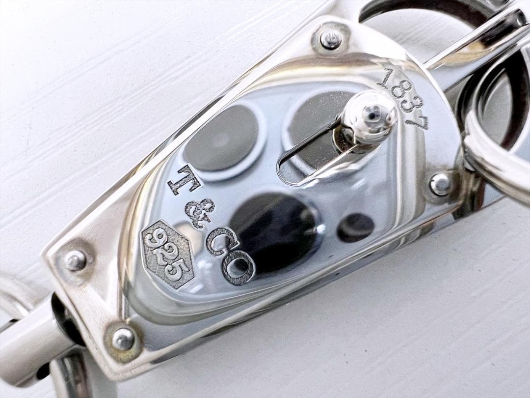 美品　ティファニー　メイカーズ　キーリング　キーホルダー　SV925　メタル