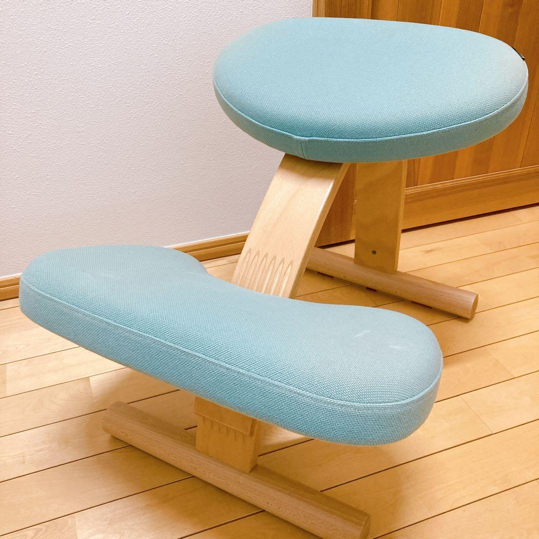 正規品　バランスラボ バランスチェア バランスイージー ライトグリーン 中古美品