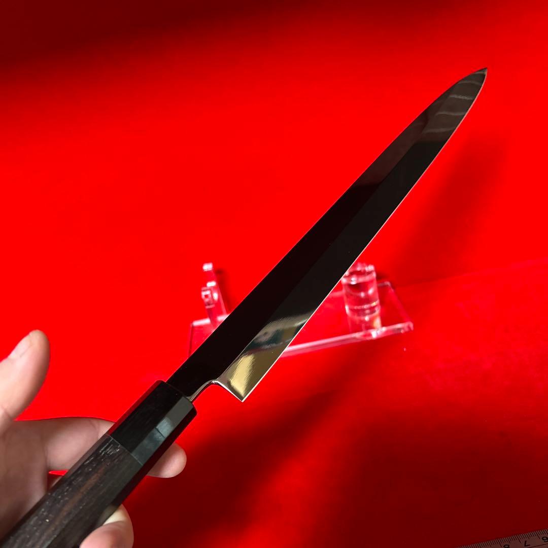 包丁　フグ引く　尺　全鏡面仕上げ　切味抜群　箱付　未使用品