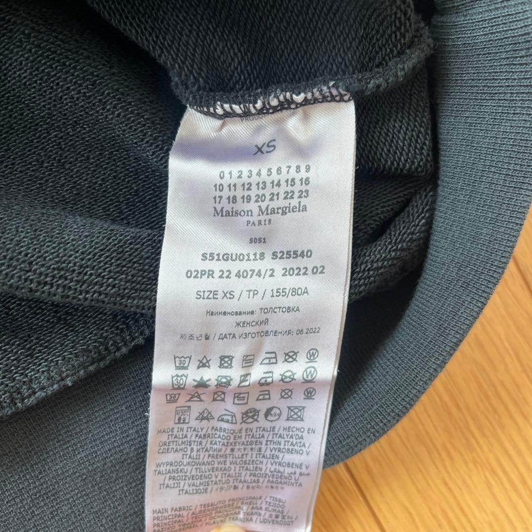 メゾンマルジェラ　カレンダー　オーバーサイズ　トレーナー　レディースXS