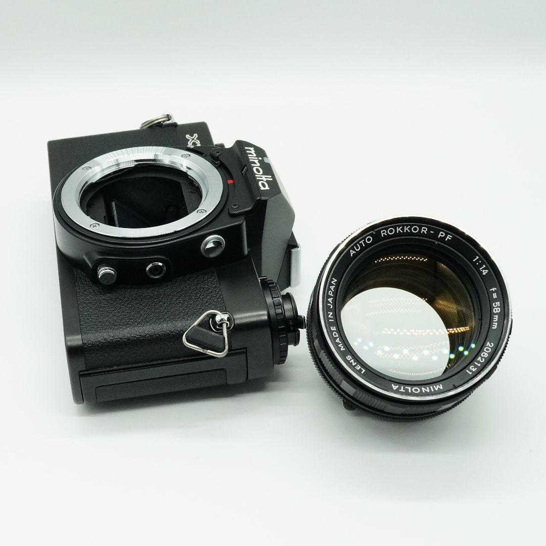 【美品】minolta XD-s AUTO ROKKOR-PF 58/1.4