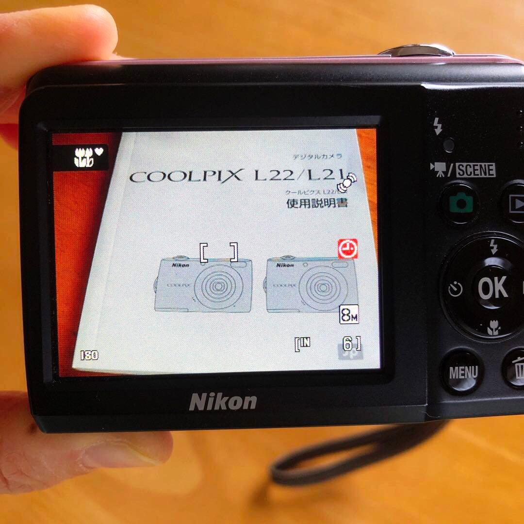美品 NIKON COOLPIX L21 クールピクス ピンク デジカメ