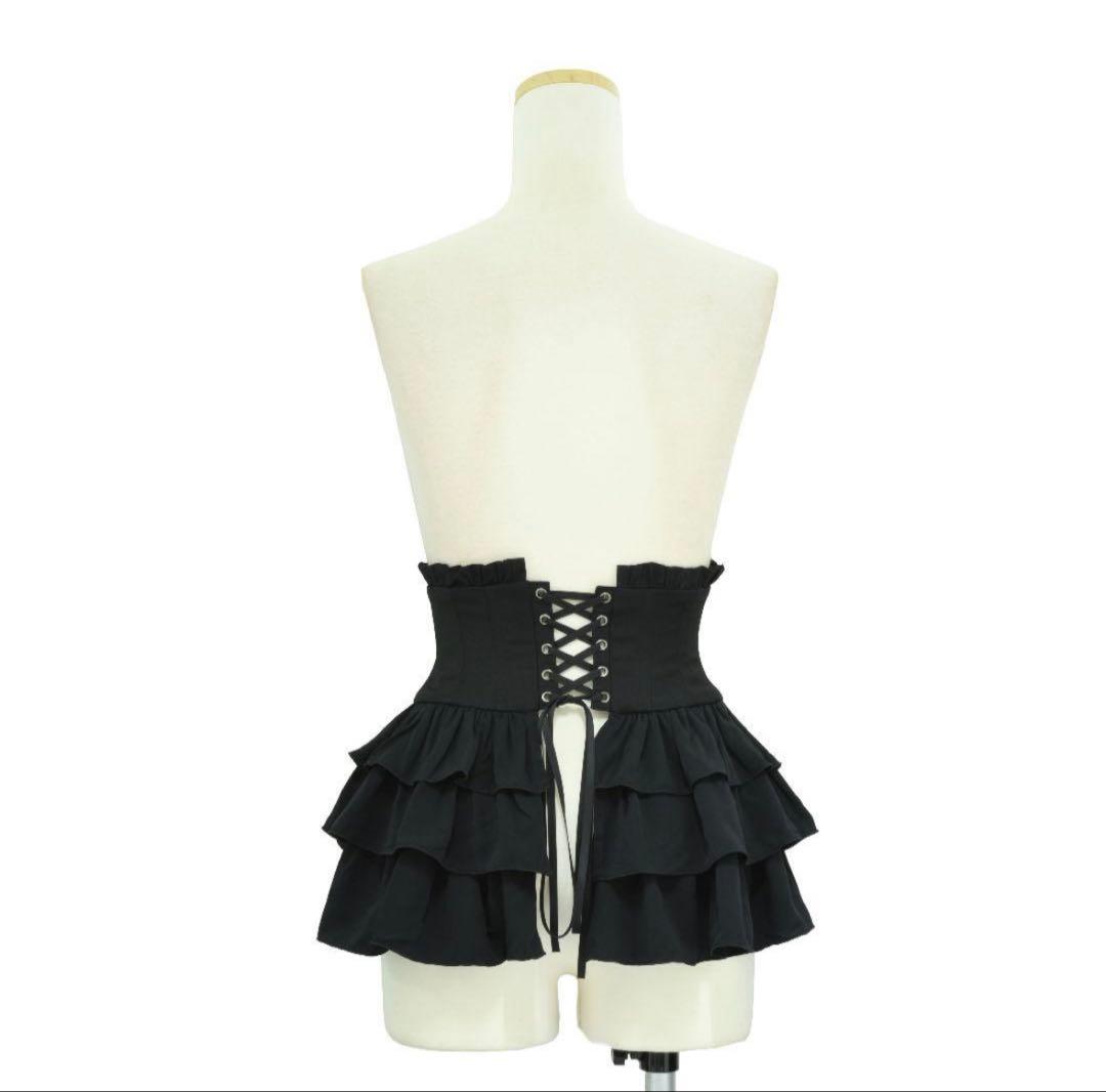 Sheglit Rippleフリルコルセット シェグリット オーバースカート