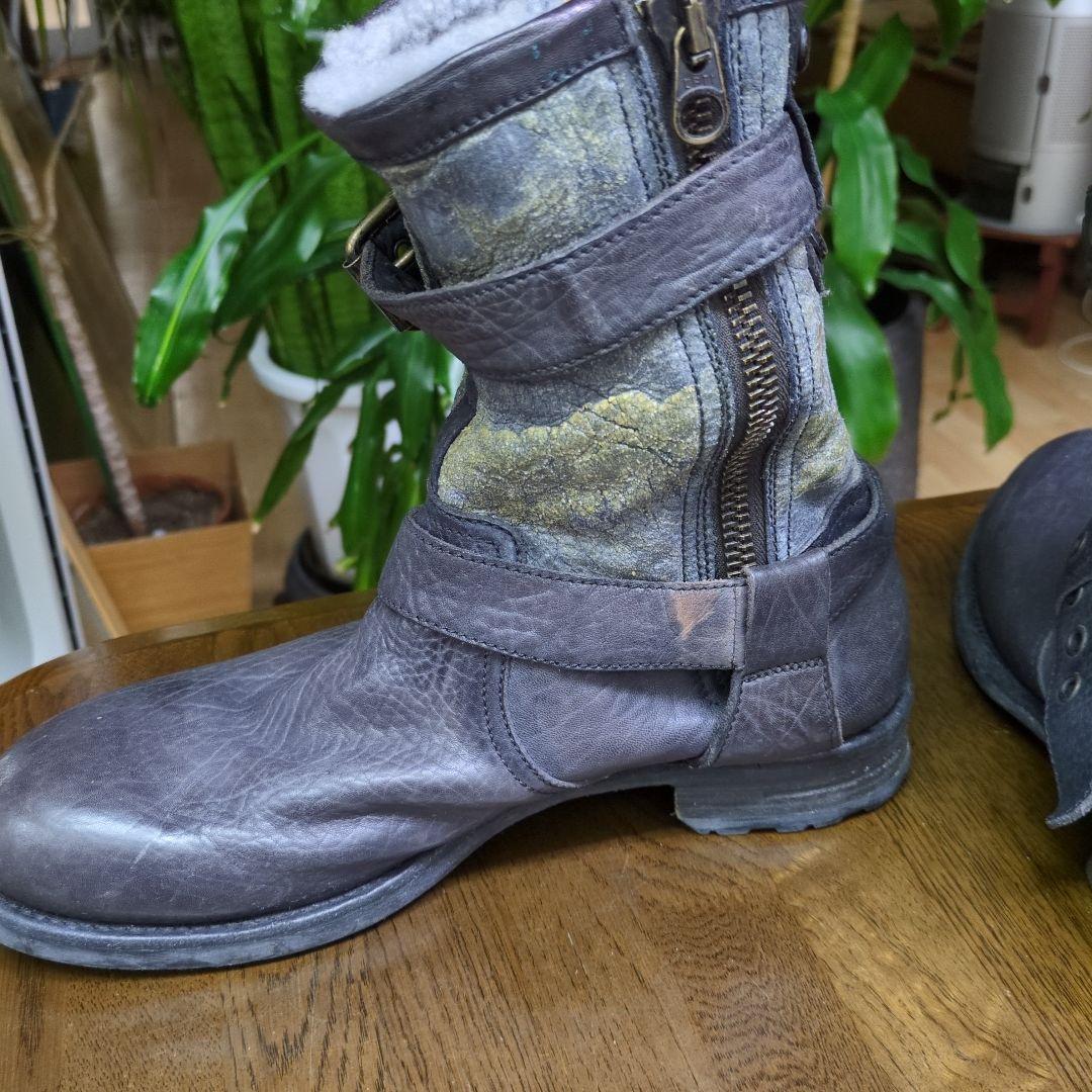 UGG コレクションナイジェルブラックブーツ91/2