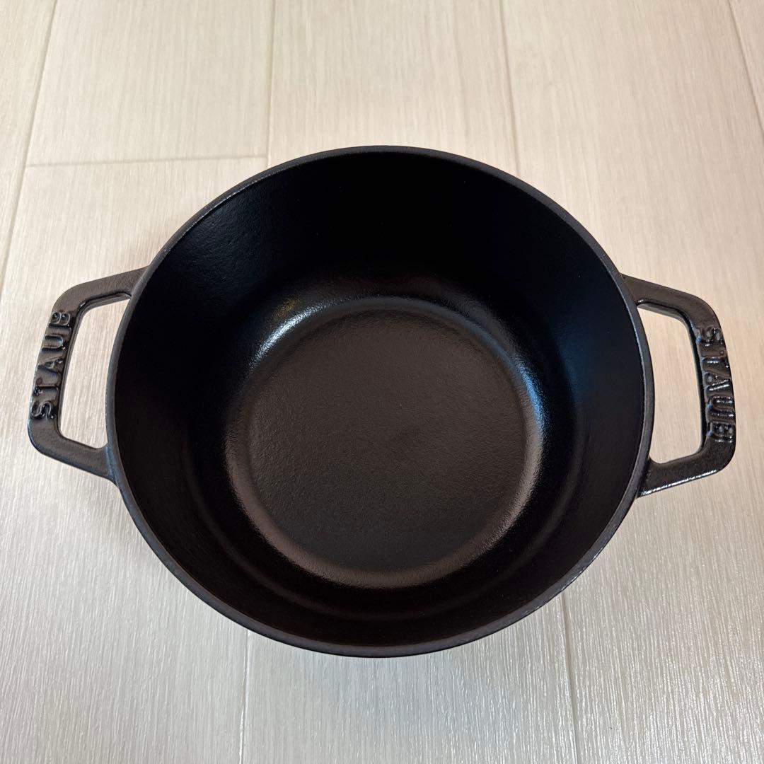staub ストウブ 「 ワナベ ブラック S 16cm 」