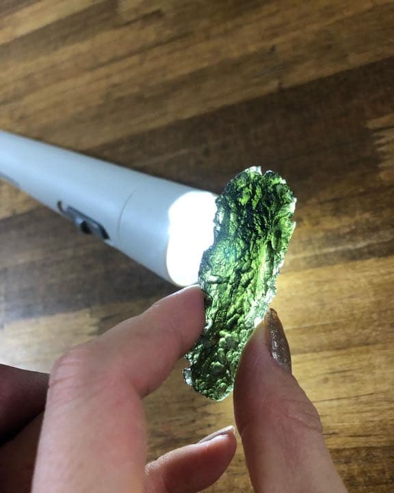 希少　モルダバイト18.4g インパクトガラス