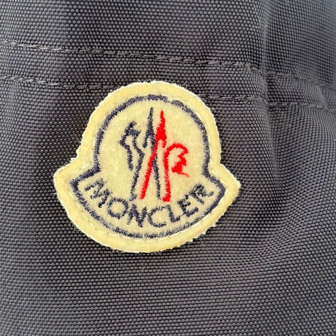 【美品/Lサイズ‼︎】モンクレール　ダウンジャケット　2way ネイビー　希少素材